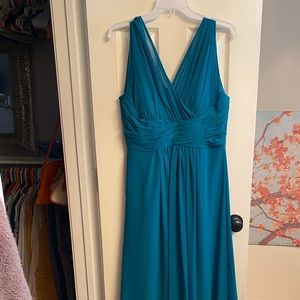 Bill Levkoff Emerald Green Bridesmaid Dress